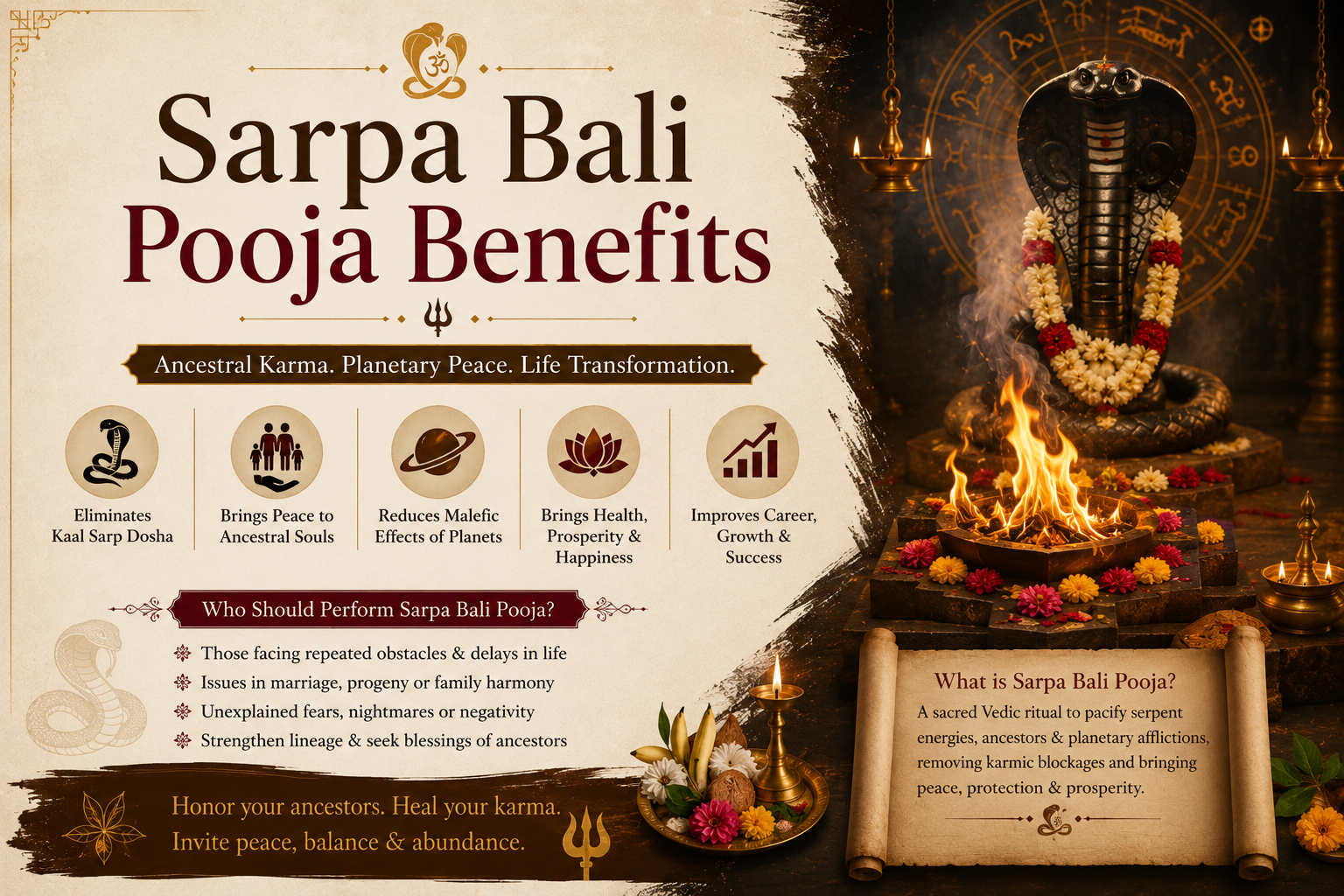 Sarpa Bali Pooja Benefits