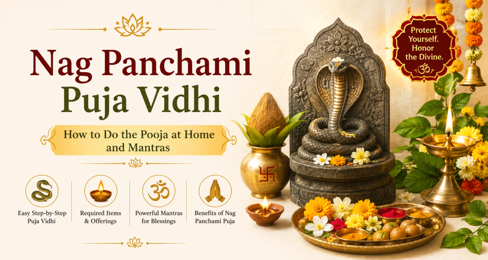 Nag Panchami Puja Vidhi How to Do the Pooja at Home and Mantras