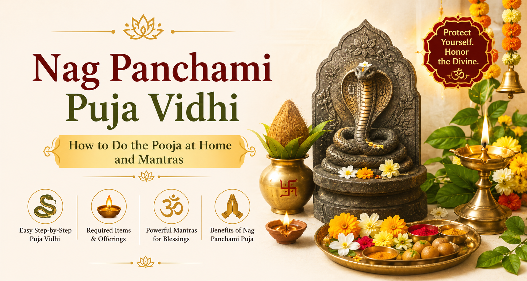 Nag Panchami Puja Vidhi How to Do the Pooja at Home and Mantras