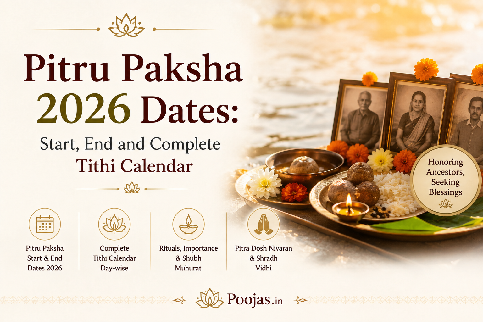 Pitru Paksha 2026 Dates Start, End and Complete Tithi Calendar