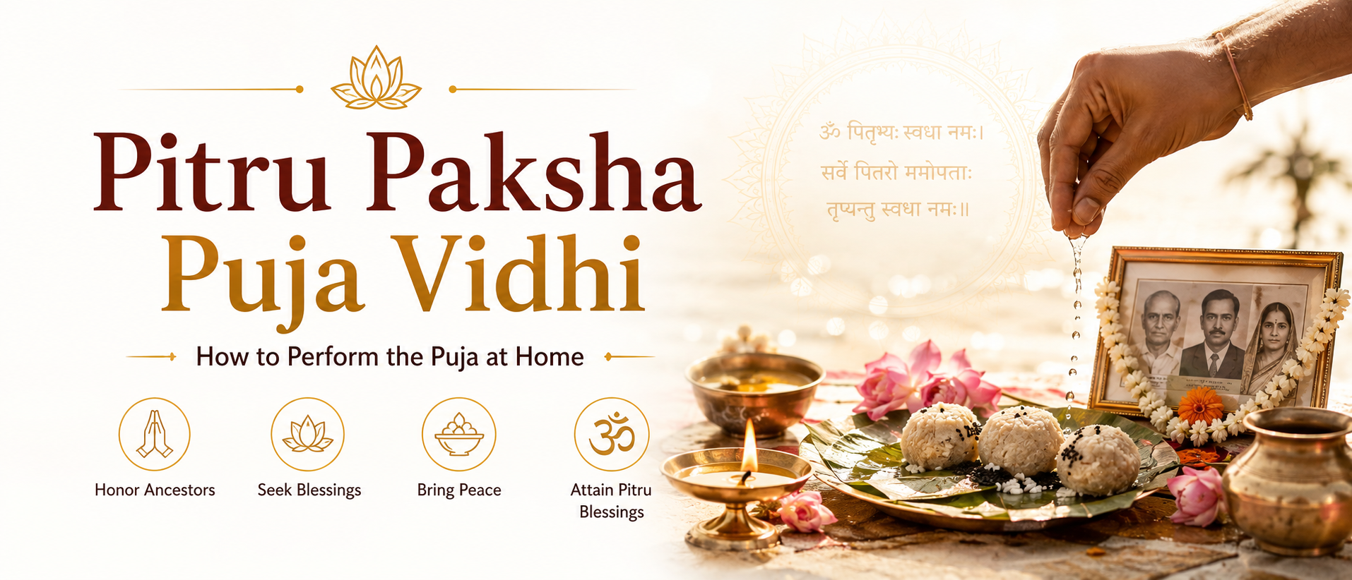 Pitru Paksha Puja Vidhi How to Perform the Puja at Home