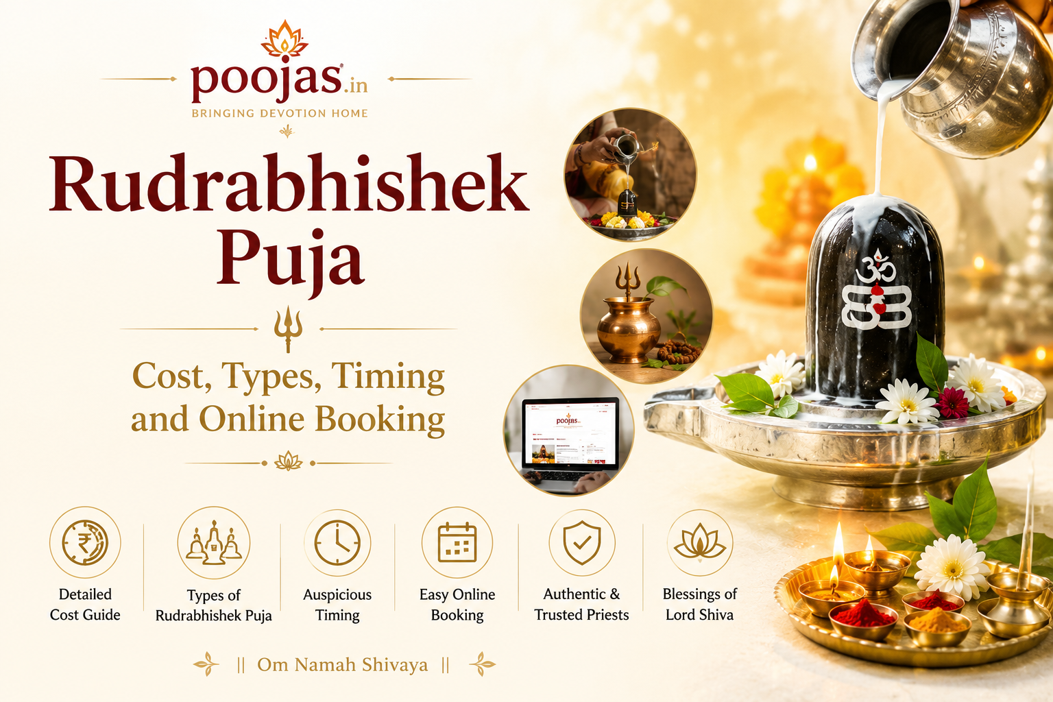 Rudrabhishek Puja Cost, Types, Timing and Online Booking