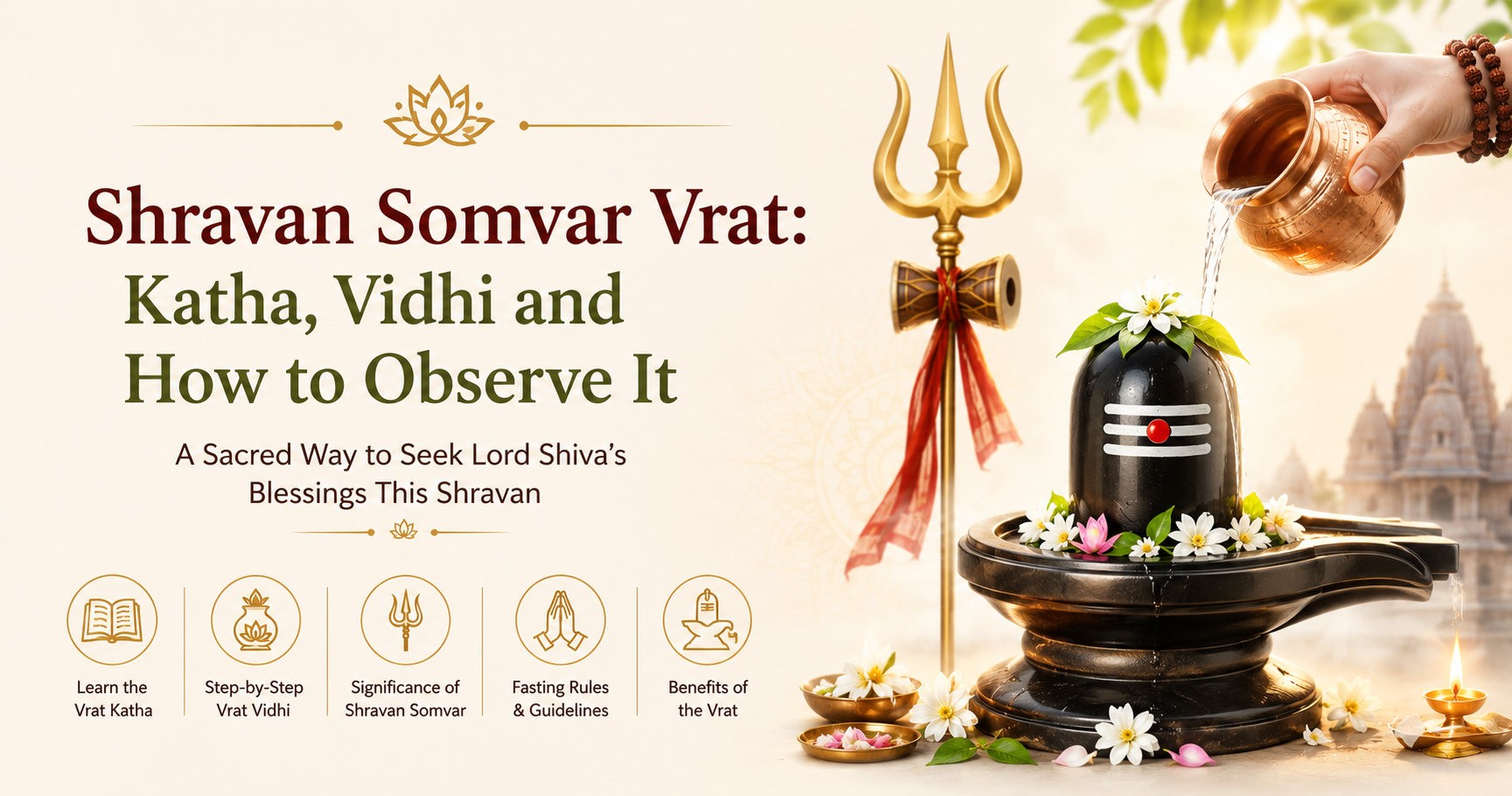 Shravan Somvar Vrat Katha, Vidhi and How to Observe It