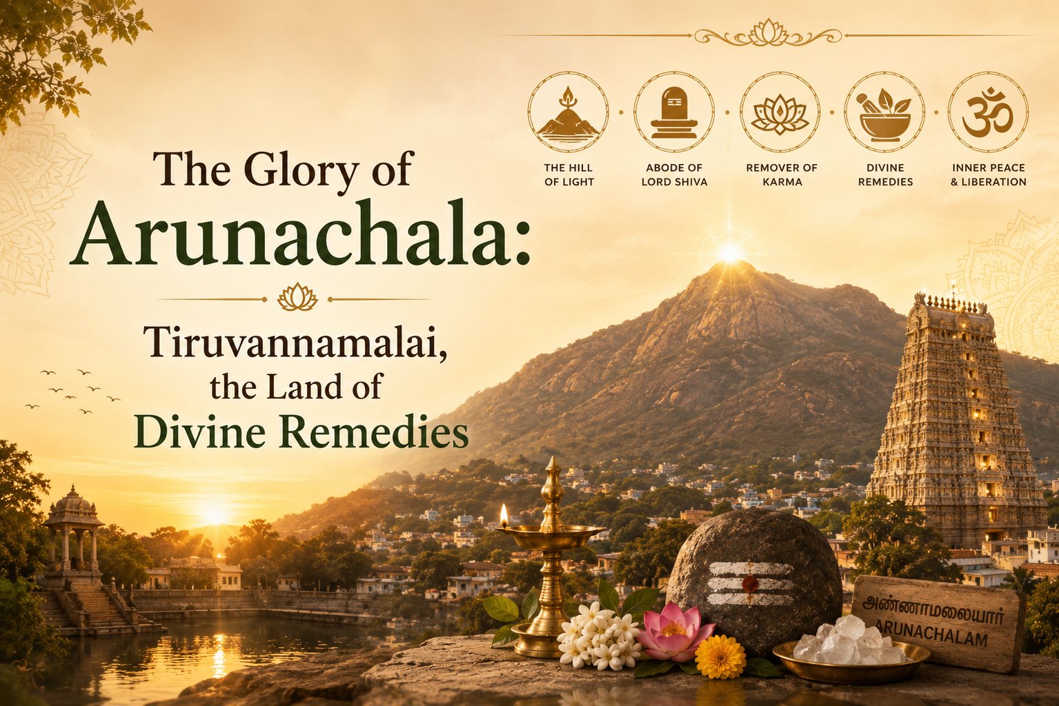 The Glory of Arunachala Tiruvannamalai, the Land of Divine Remedies