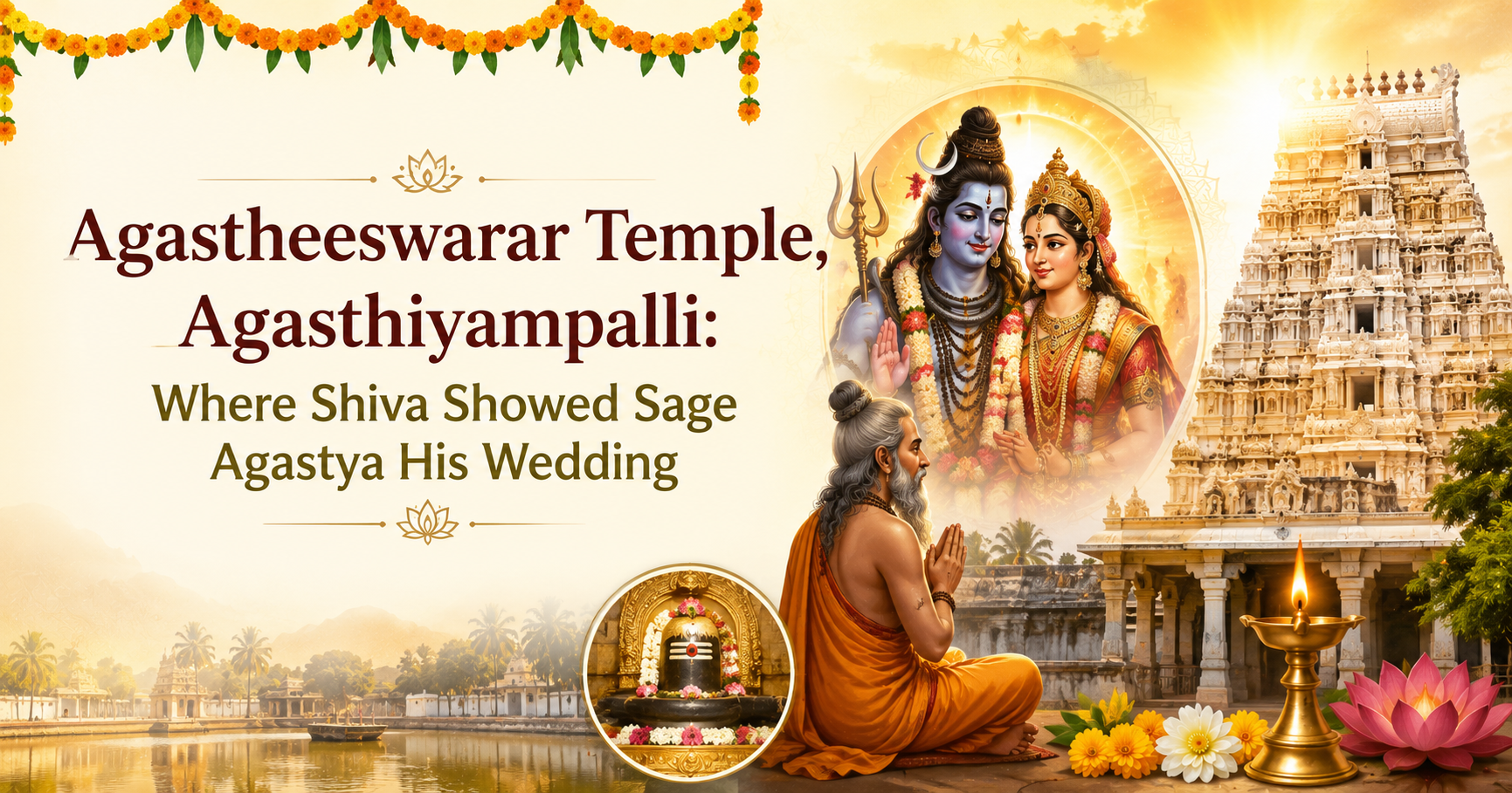 Agastheeswarar Temple, Agasthiyampalli Where Shiva Showed Sage Agastya His Wedding