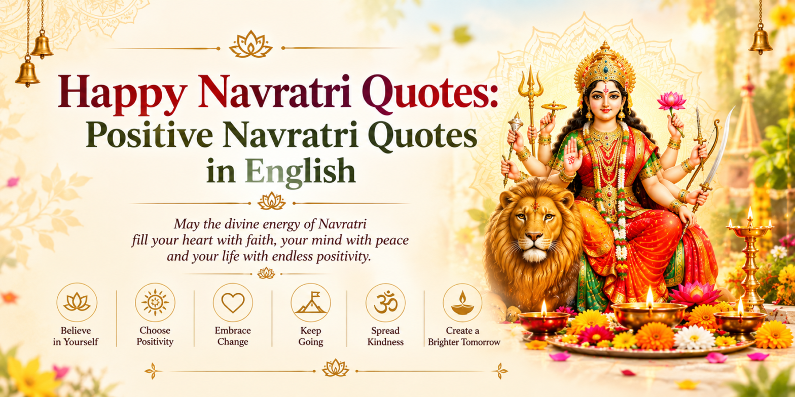 Happy Navratri Quotes Positive Navratri Quotes in English