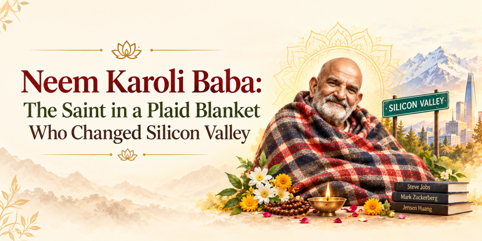 Neem Karoli Baba The Saint in a Plaid Blanket Who Changed Silicon Valley