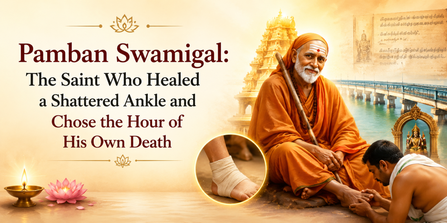 Pamban Swamigal The Saint Who Healed a Shattered Ankle and Chose the Hour of His Own Death