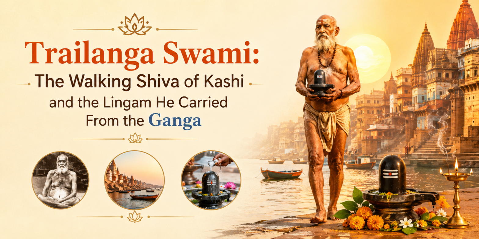 Trailanga Swami The Walking Shiva of Kashi and the Lingam He Carried From the Ganga