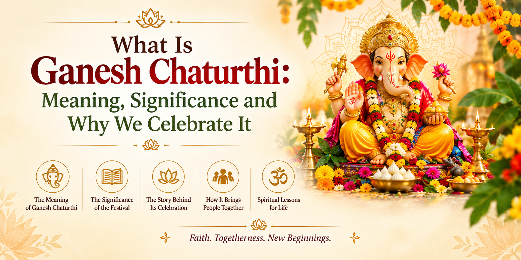 What Is Ganesh Chaturthi Meaning, Significance and Why We Celebrate It