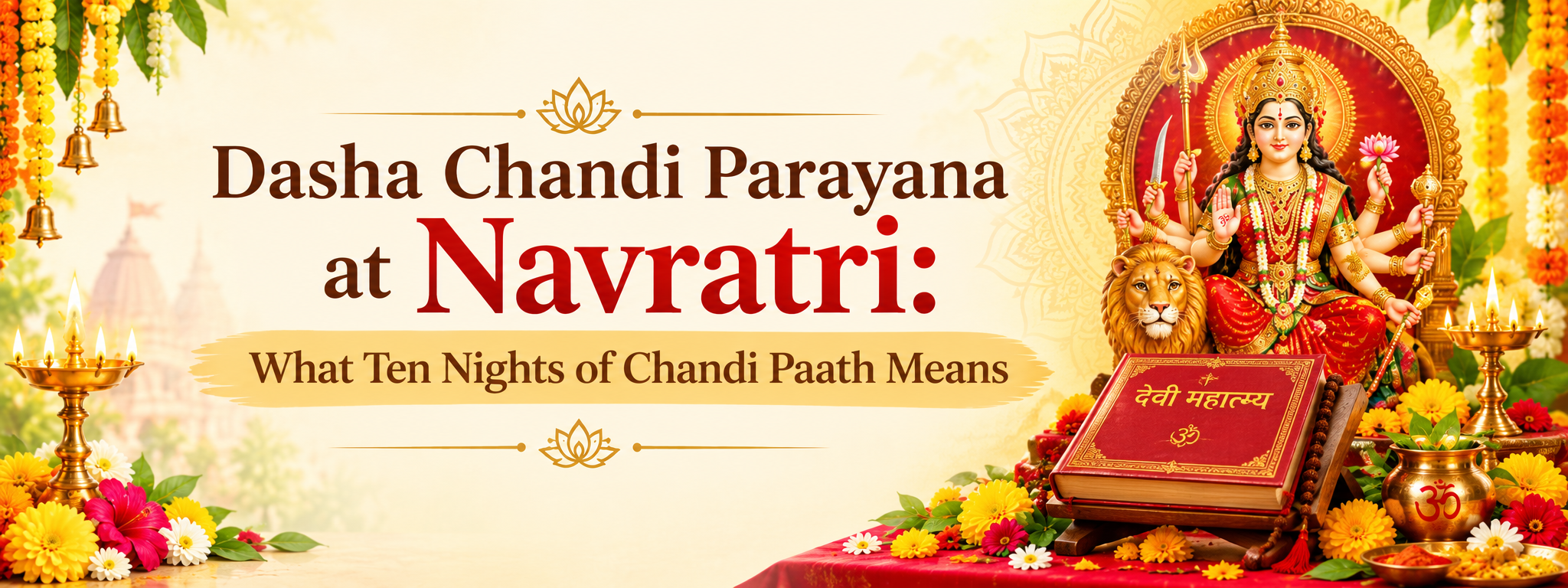 Dasha Chandi Parayana at Navratri What Ten Nights of Chandi Paath Means