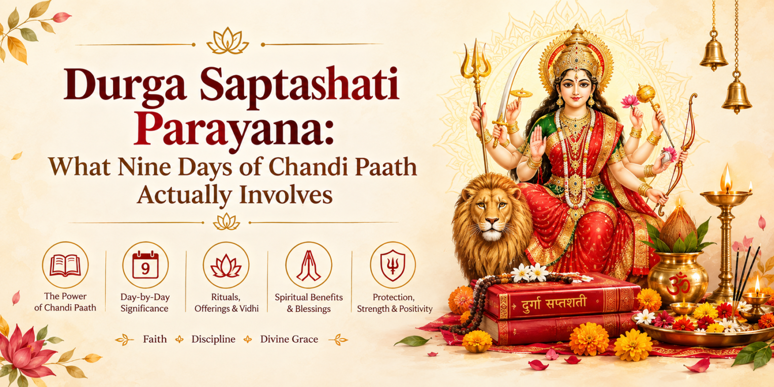 Durga Saptashati Parayana What Nine Days of Chandi Paath Actually Involves